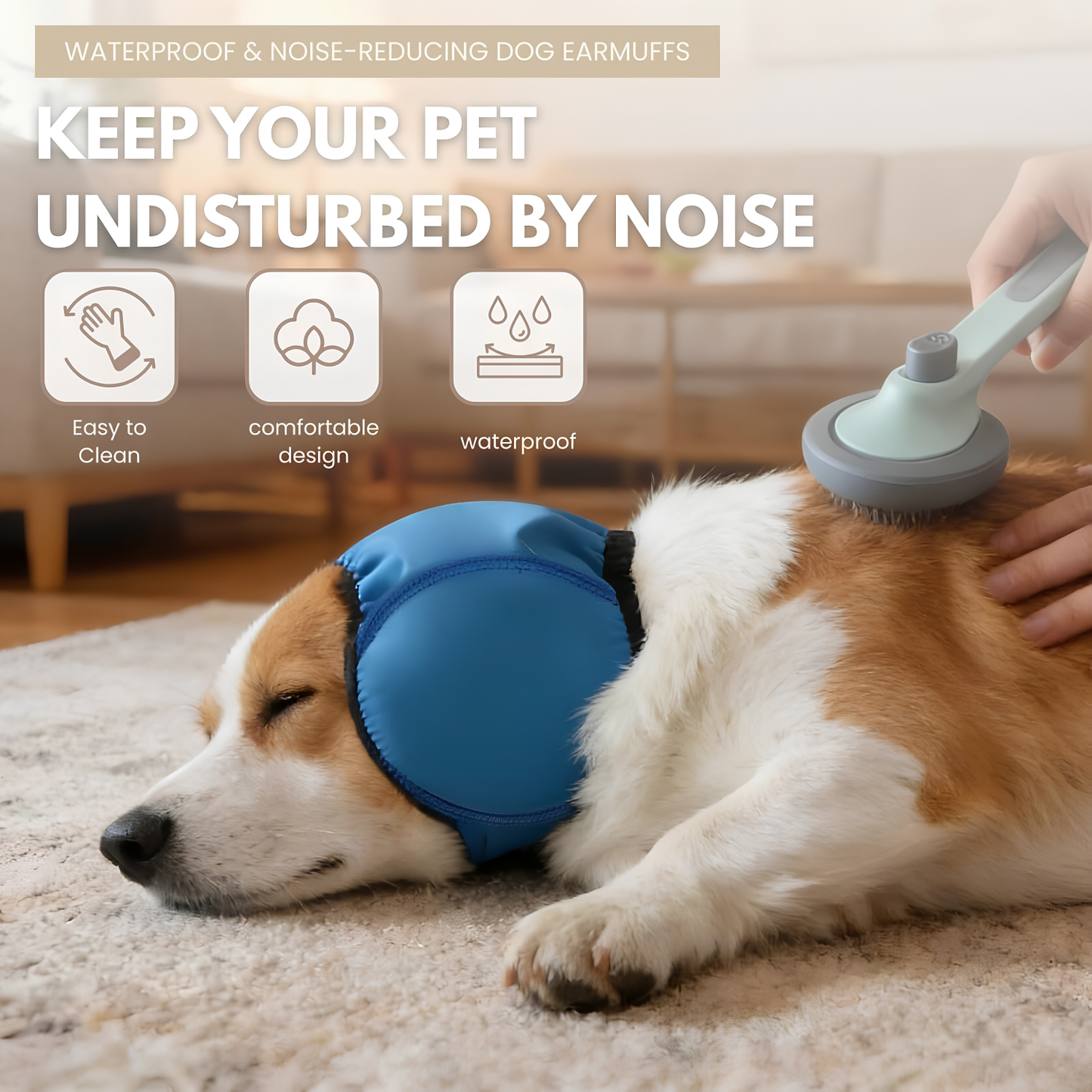 CalmPaw™ | Premium Noise-Cancelling Dog Ear Muffs for Anxiety & Bathing